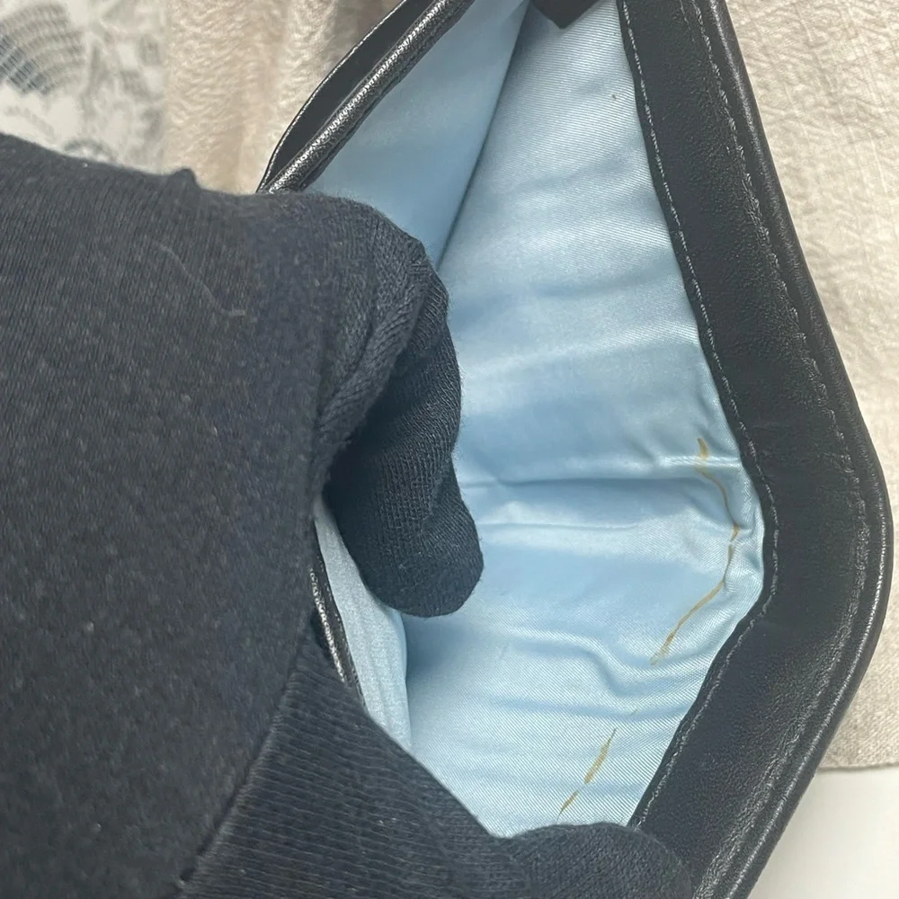 Coach Y2k Black & Gray Signature Turnlock Wallet 3.5 in H x 5 in L - Picture 6 of 10